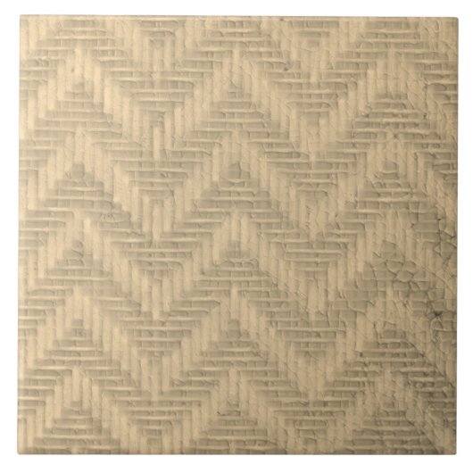 Repro Art Nouveau Modern Neutral Beige Fliese (Vorderseite)