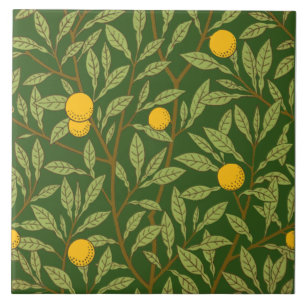 Repro Arts & Crafts Obstplantagen auf Dk Green Fliese