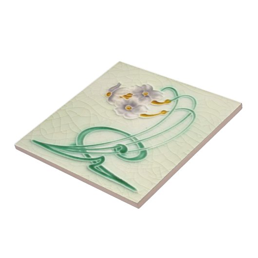 Repro c 1900 Richards Art Nouveau Narcissus Trio Fliese (Seite)