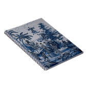 Repro Chinoiserie Delft Blue und White Tile Notizblock (Rechte Seite)