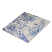 Repro Delft Tile Adam und Eve Biblical Fliese (Seite)