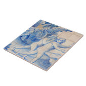 Repro Delft Tile Adam und Eve Expulsion Fliese (Seite)