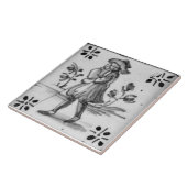 Repro Desoftman Black Delft Tile Fliese (Seite)