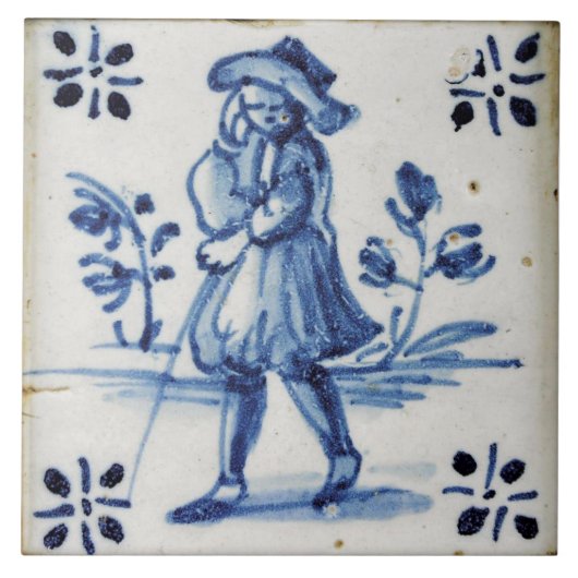 Repro Desoftman Blue Delft Fliese (Vorderseite)