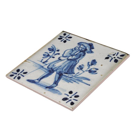 Repro Desoftman Blue Delft Fliese (Seite)