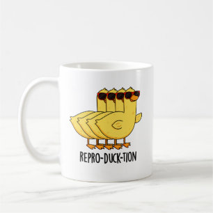 Repro-duck-tion Funny Animal Duck Pun Kaffeetasse