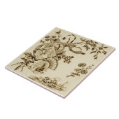 Repro Ende der 1800er Jahre Asiatische Ästhetische Fliese (Seite)