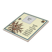 Repro Französisch-Longwy-Kirschblüten Butterfliege Fliese (Seite)