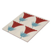 Repro German Art Nouveau Jugendstil Blume Tile Fliese (Seite)