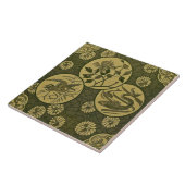 Repro Green Ästhetik Anglo Japonestic Tile Fliese (Seite)