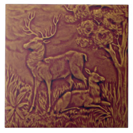 Repro-Imitat-Hilfsmittel Molke Antique Deer Doe St Fliese