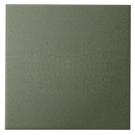 Repro Imitate Crackle Glaze Green Tile Fliese (Vorderseite)