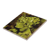 Repro Isaac Broome American Parthenia Portrait Fliese (Seite)