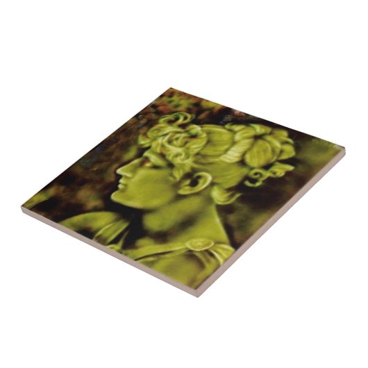 Repro Isaac Broome American Parthenia Portrait Fliese (Seite)