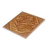 Repro Minton 1880 Carnation Art Nouveau Majolica Fliese (Seite)