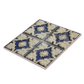 Repro Portugal Imitats Relief Blue Floral Tile Fliese (Seite)