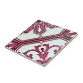 Repro Portugiesisch Burgundy Geometric Azulejos Ti Fliese (Seite)