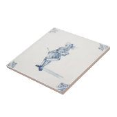 Repro portugiesischer Drummer Blue Azulejos Tile Fliese (Seite)