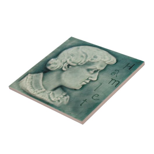 Repro Shakespeare Hamlet Portrait Imitats Aquamari Fliese (Seite)