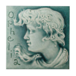 Repro Shakespeare Ophelia Portrait Imitats Relief Fliese
