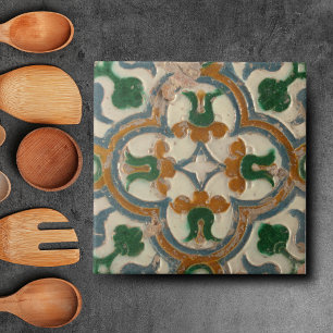 Repro Spanische Geometrische Azulejos Blumenfliese Fliese