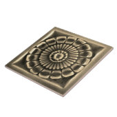Repro Spanish AzulejosFaux relief Gray Floral Tile Fliese (Seite)