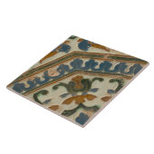 Repro Spanish Geometric Azulejos Floral Green Tile Fliese (Seite)