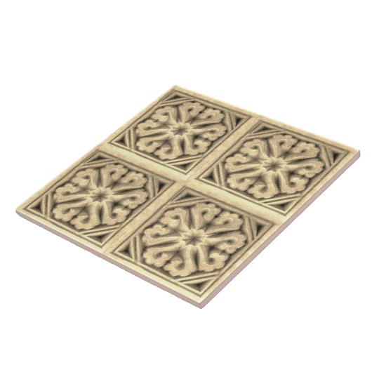 Repro Spanish Maure Floral Pattern Imitate relief  Fliese (Seite)