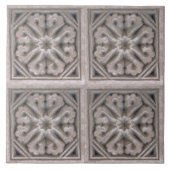 Repro Spanish Maure Floral Pattern Tile Fliese (Vorderseite)