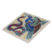 Repro Vibranding De Morgan Water Bird & Eel farbig Fliese (Seite)