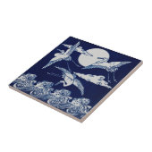 Repro Viktorianisch Minton Tile mit Storks Moon Fliese (Seite)