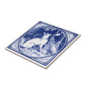Repro Viktorianisch Minton Tile mit Wolf Fliese (Seite)