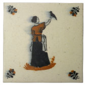 Repro Vintag Dutch Delft tiles Fliese (Vorderseite)