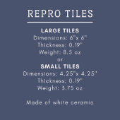 Repro Vintag Minton Blue und White English Tile Fliese