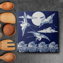 Repro Vintag Minton Blue und White English Tile