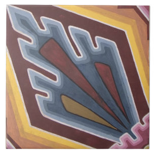 Repro Vintage äkttisch geometrisch Fliese