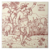 Repro Walter Crane Little Boy Blue Kinderzimmer Rh Fliese (Vorderseite)