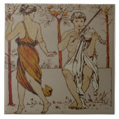 Repro Wedgwood Classic Orange Grove Violin Music Fliese (Vorderseite)