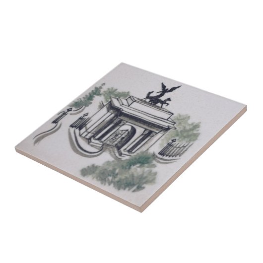 Repro Wellington Arch London Viktorianisch Fliese (Seite)