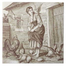 Repro Wm WIse Minton Country Life Sepia Fliese