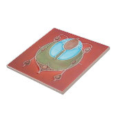 Reproduction 1905 Johnson Colorful Art Nouveau Fliese (Seite)