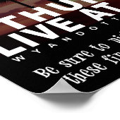 Reproduction Concert Poster (Ecke)