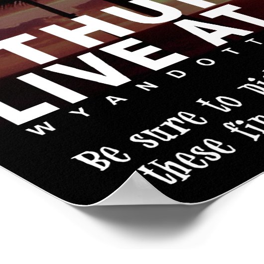 Reproduction Concert Poster (Ecke)