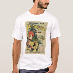 Reproduction of a poster advertising the 'Auvergne T-Shirt