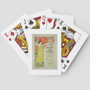 Reproduction of a poster advertising the 'Concours Spielkarten