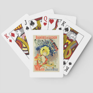 Reproduction of a Poster Advertising the Flower Fe Spielkarten