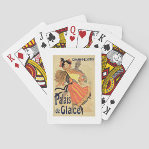 Reproduction of a poster advertising the 'Palais d Spielkarten