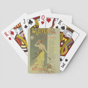 Reproduction of a poster advertising the publicati spielkarten