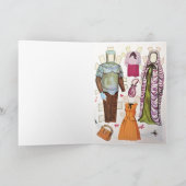 👾 Reproduction Paper Doll Spielzeug von Fun Retro Karte (Innenseite)