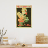 Reproduktion einer Plakatwerbung "Loie Fuller" Poster (Küche)